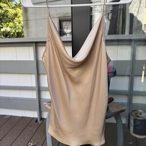 Women's Tan and Gold Dress